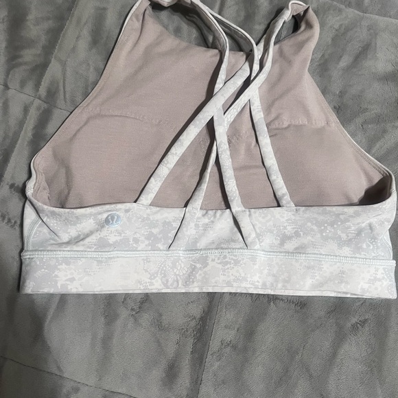 Lululemon Athletica Light Gray Sports Bra - Picture 2 of 2